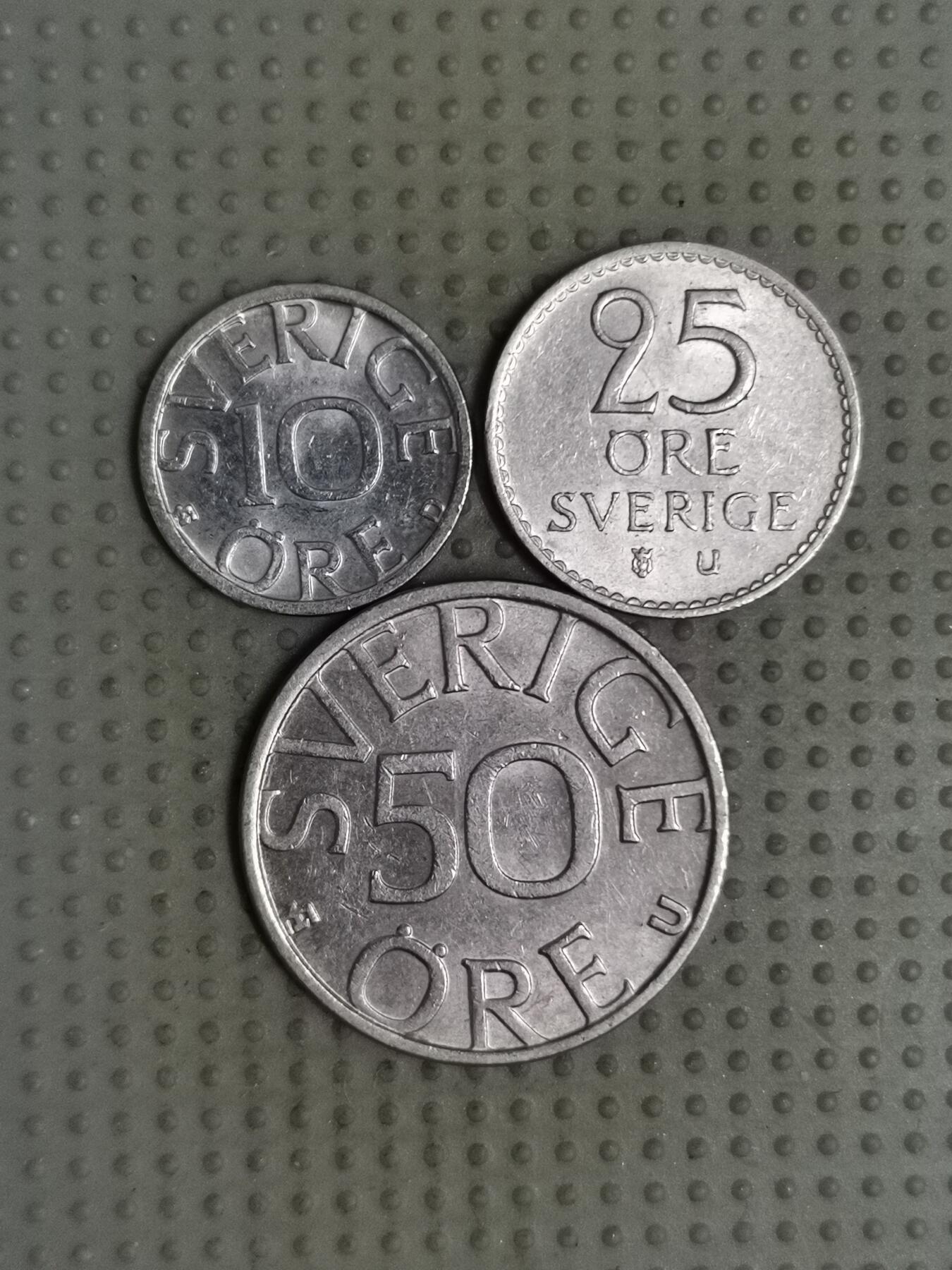 2025年第119场各国散币拍卖（总第119场） 瑞典3枚