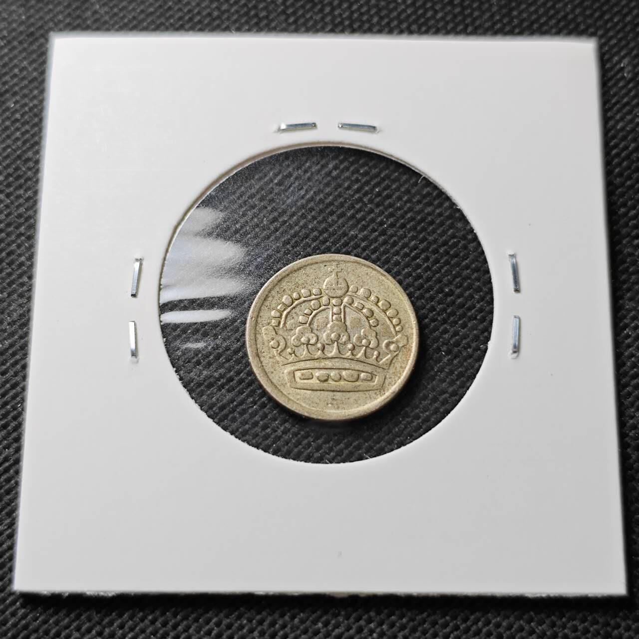 KK钱币收藏小铺  第373场  2月预留时间 周末发货  1961瑞典10欧尔银币