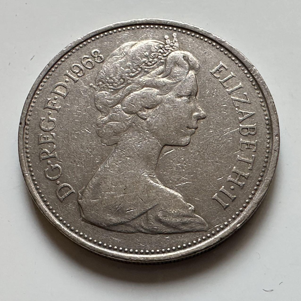 🌹外币初藏🌹🐯2025年第129场  每周二四六晚8️⃣点 接代拍 英国1968年10便士