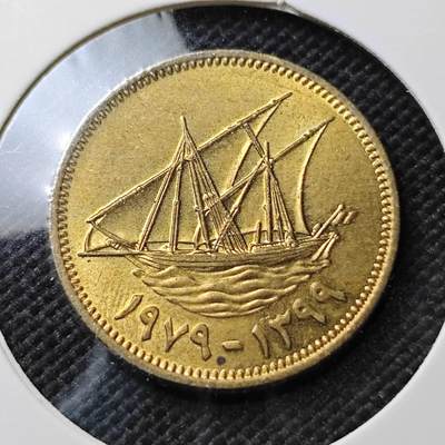 KK钱币收藏小铺  第373场  2月预留时间 周末发货 -  科威特10费尔 好品