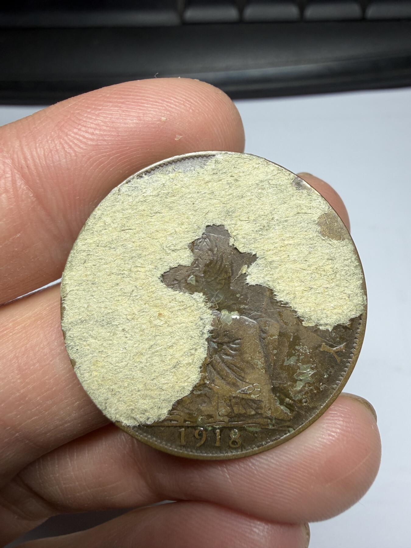 2025年集古藏今外币拍卖第十期-第7场—（总第287拍），可以寄存60天，满160元包邮。 1918年英国1便士