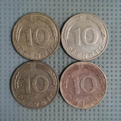 2025年第119场各国散币拍卖（总第119场） - 德国10芬尼4枚