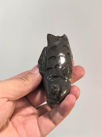 民国全品陶瓷小鱼水滴年年有鱼 结