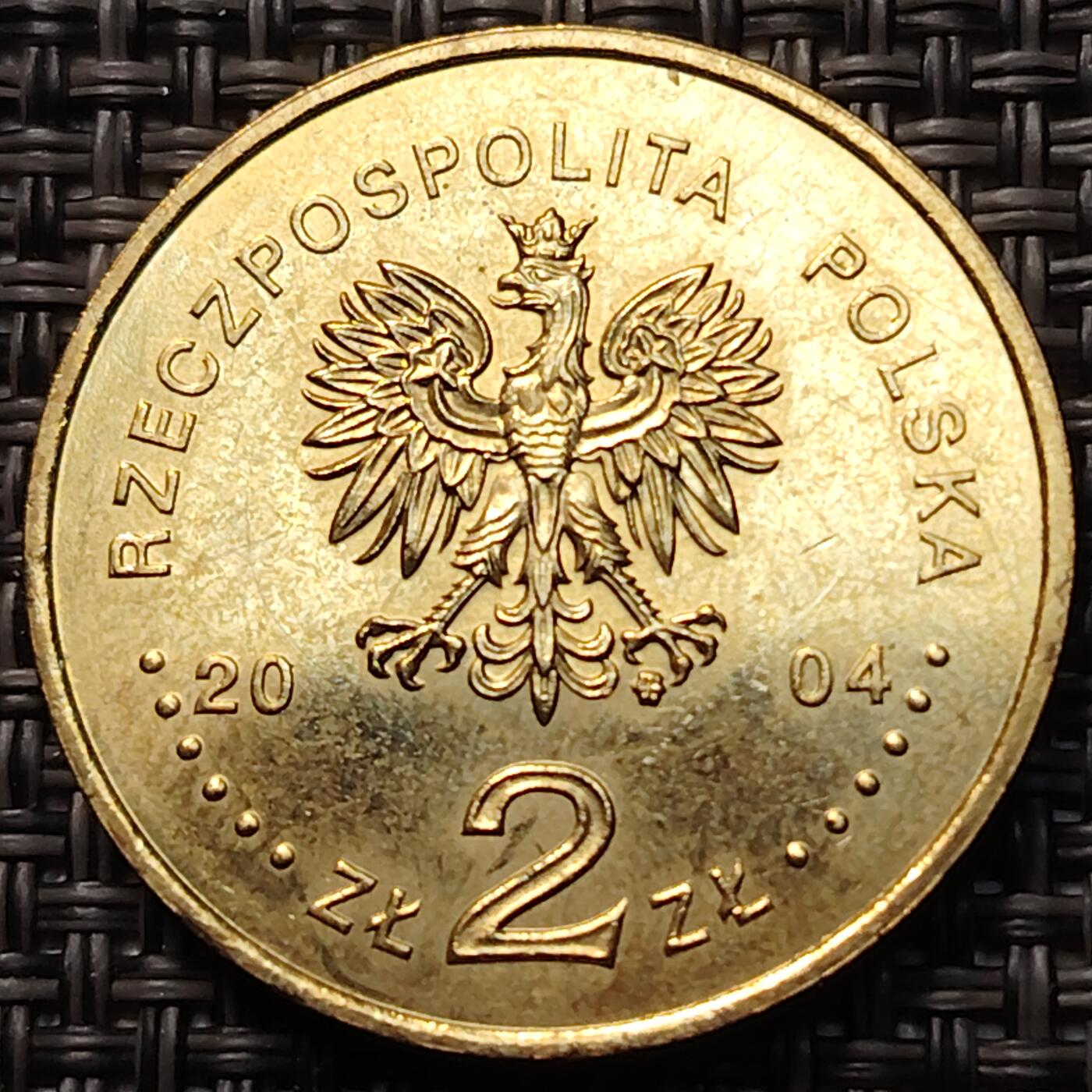 布加迪🐬～世界钱币(上海)🌾第 260 期 /  各国套币和散币 波兰🇵🇱 2004年 2兹罗提纪念币 传统民俗和节日系列 丰收节