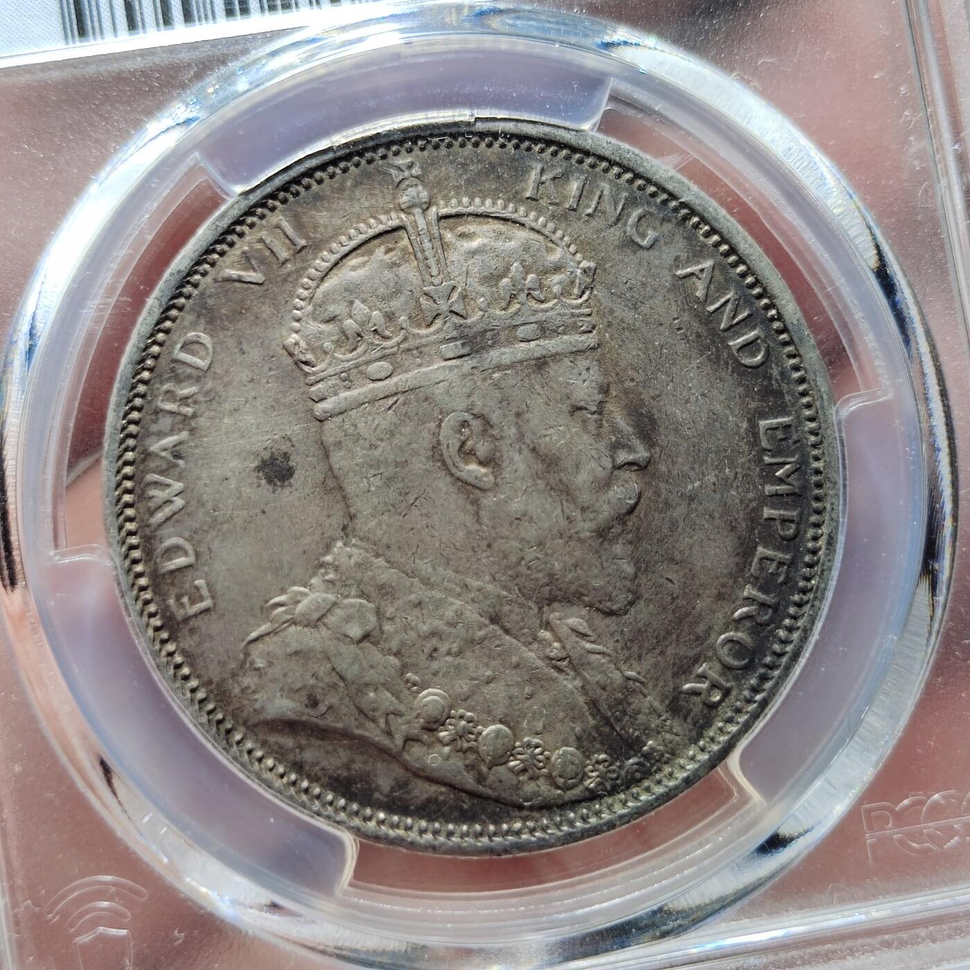 中外钱币第五场 PCGS-AU53英属海峡1903年B版一元