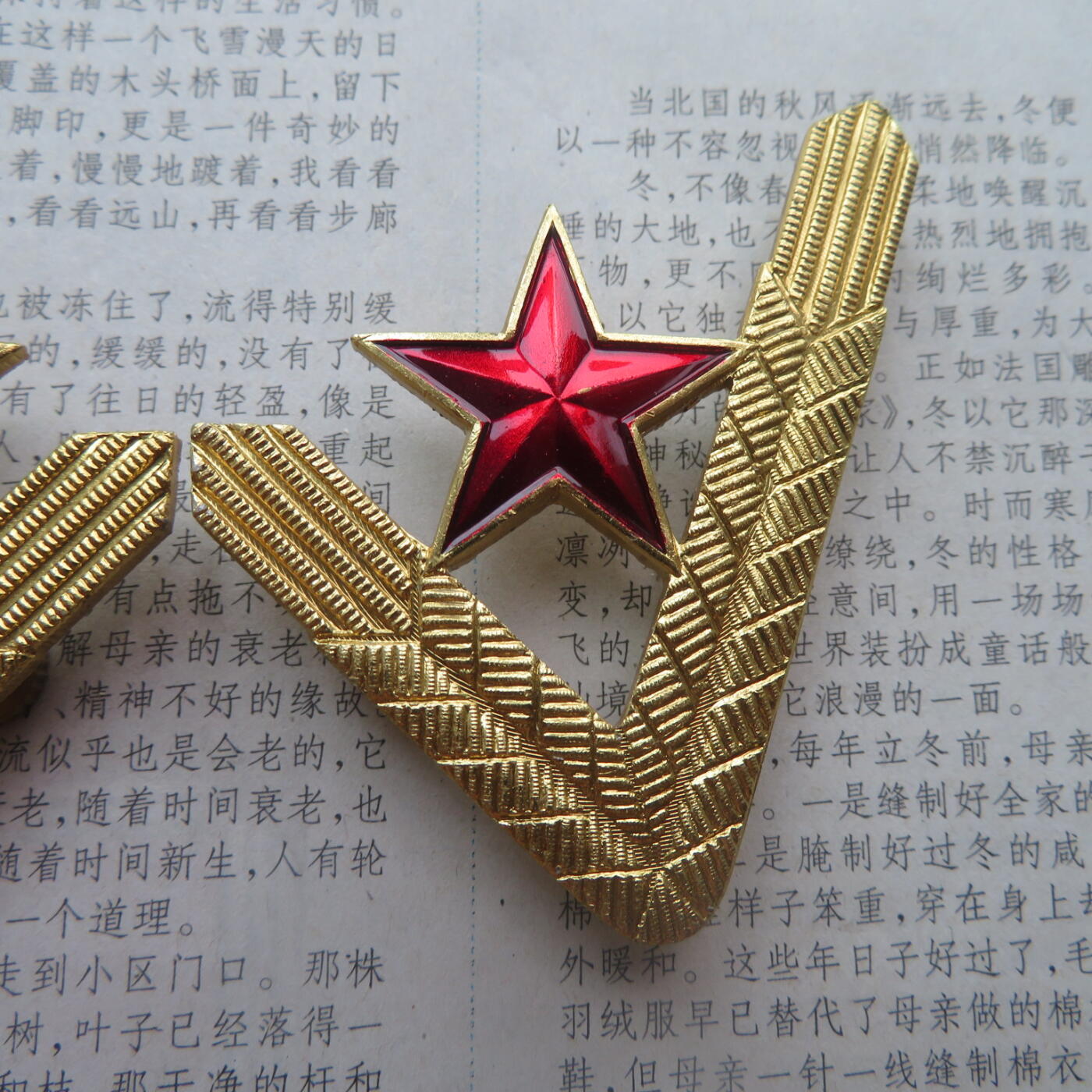 50--87仪仗队领花一付