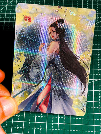 显眼宝36期 11月14日晚22:00截拍 佣金1起 可寄存～ - 纱布闪卡一张 应该是鸡腿的 纱布彩闪 63*88