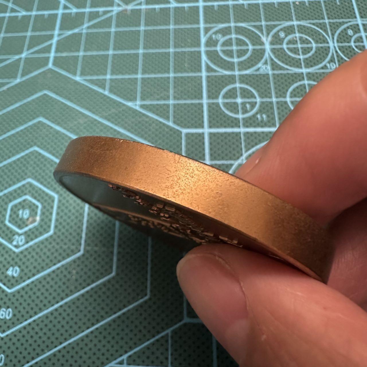 蒂克钱币-第48场日本章牌专场 日本造币局制 1972年札幌冬奥会铜章 50mm 94g