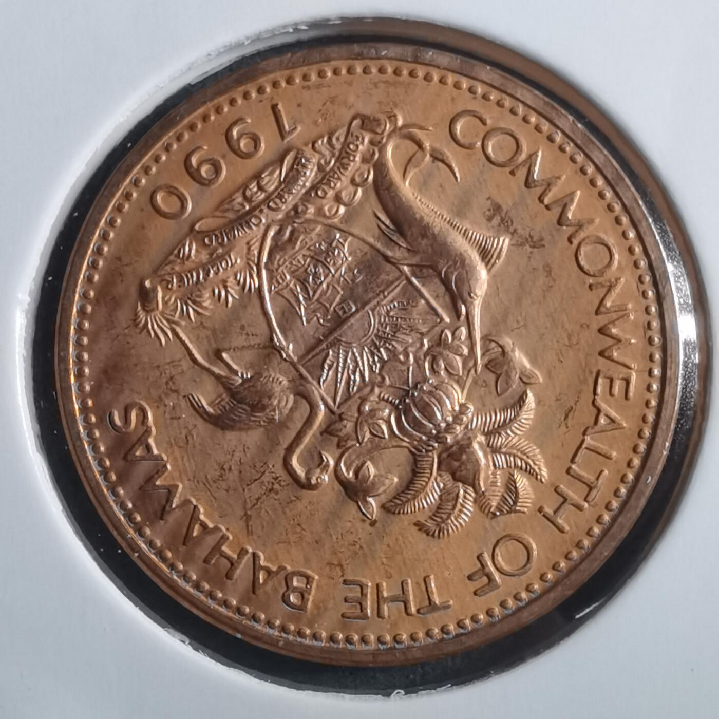 沼泽如烟--第907场 巴哈马1990年一分