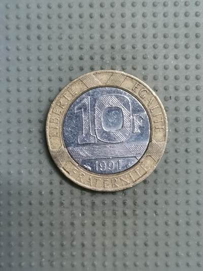 2025年第121场各国散币拍卖（总第121场） - 法国1991年10法郎