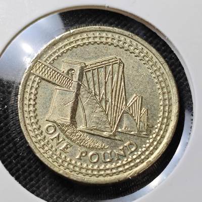 KK钱币收藏小铺  第373场  2月预留时间 周末发货 -  英国1镑 桥