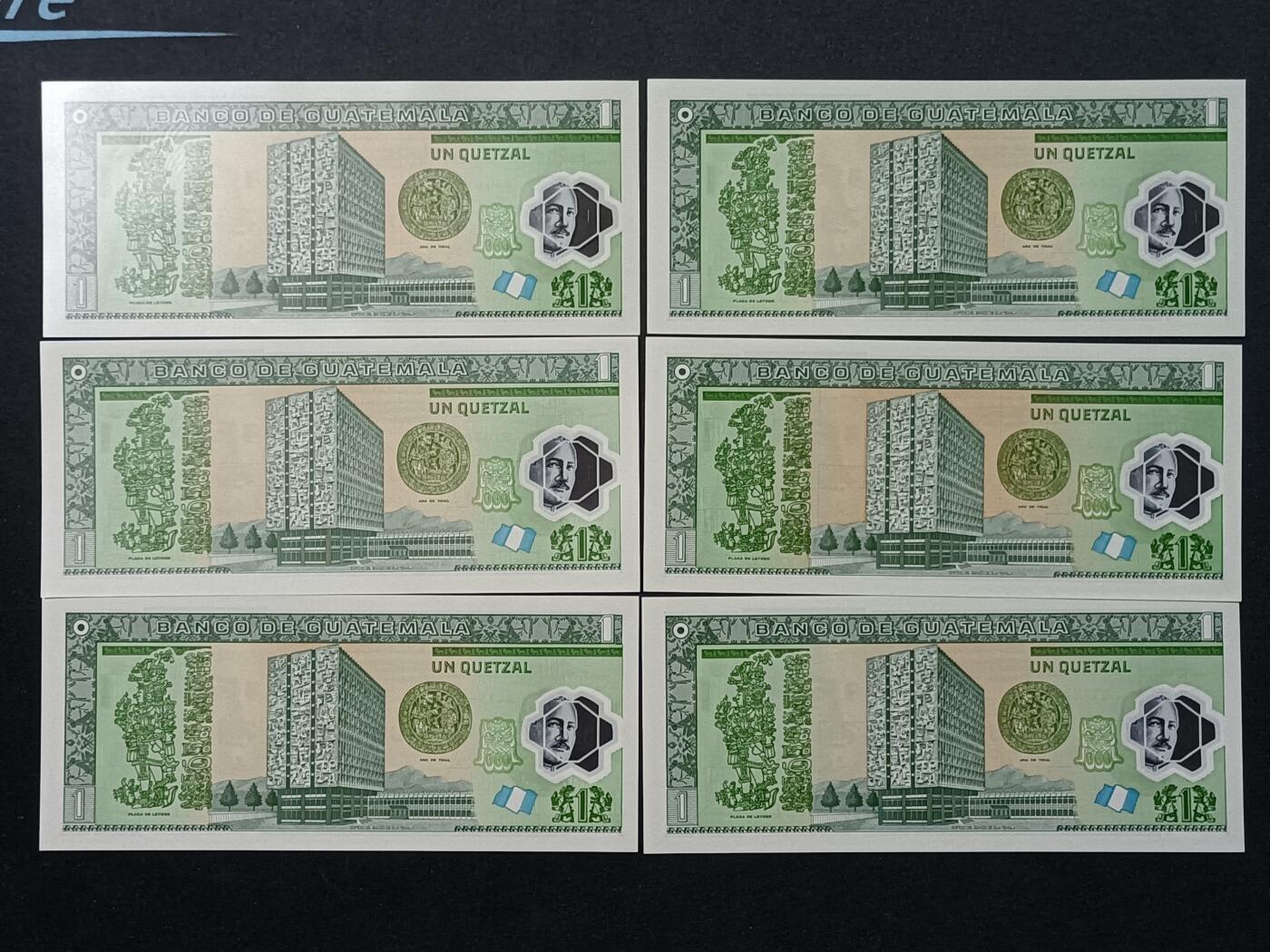 【游宝拍卖】乙巳蛇年89期 全场包邮 六六大顺特别场 危地马拉🇬🇹 UNC/AU