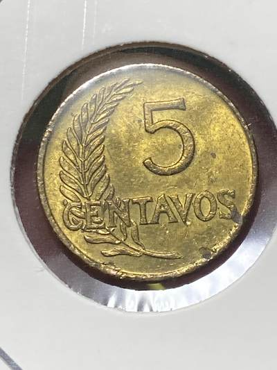 2025年第一百三十场(总第一百五十六场）外国好品纸夹散币场(免佣金) - 带光好品–秘鲁🇵🇪1961年5分