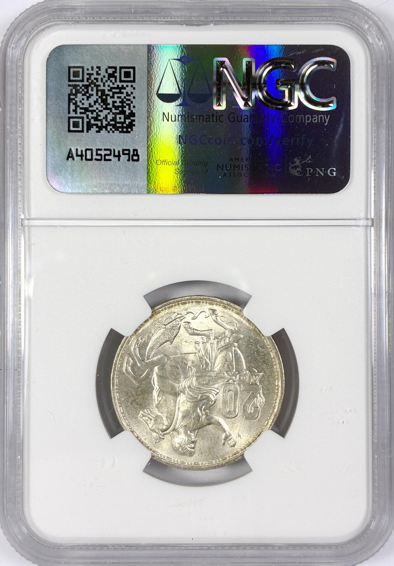 【雨安】【世界币章116期-评级币专场】2025-11-22 周六 19:30 保真【直播拍卖】 [评级欧洲] Greece 希腊 20德拉克马 1960年  NGC-MS65