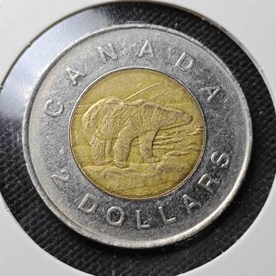 KK钱币收藏小铺  第373场  2月预留时间 周末发货 -   加拿大2元