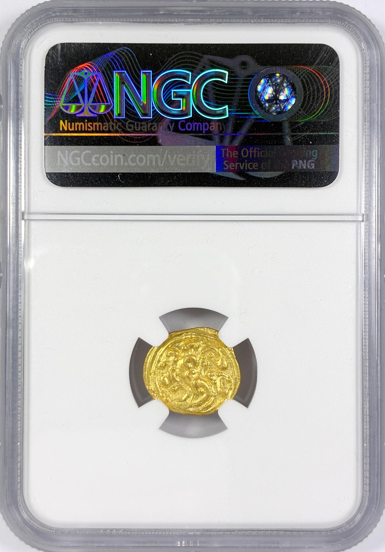 【雨安】【世界币章116期-评级币专场】2025-11-22 周六 19:30 保真【直播拍卖】 [金币] India 印度 西恒伽王朝 大象  NGC-MS64 少见高分