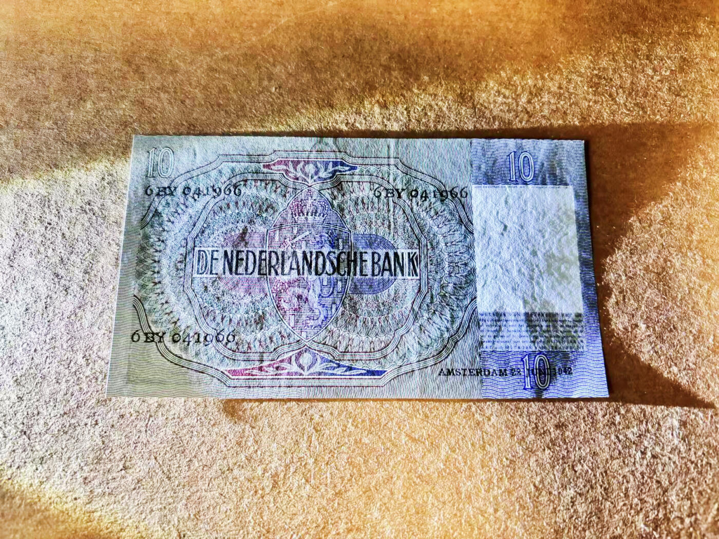 【Blue Auction】世界纸币精拍第752期——18级TOP拍卖/信誉/品质/专业/高效💫 荷兰1942年10盾 牧羊女 AU品相