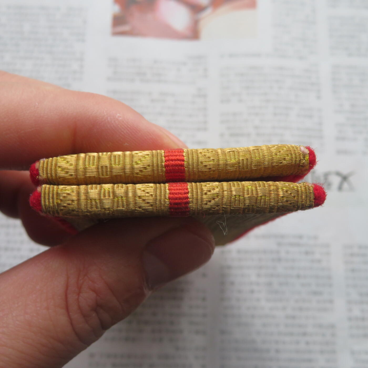 30--55陆军准尉大衣肩章一付（3号长度，有虫蛀）（5）