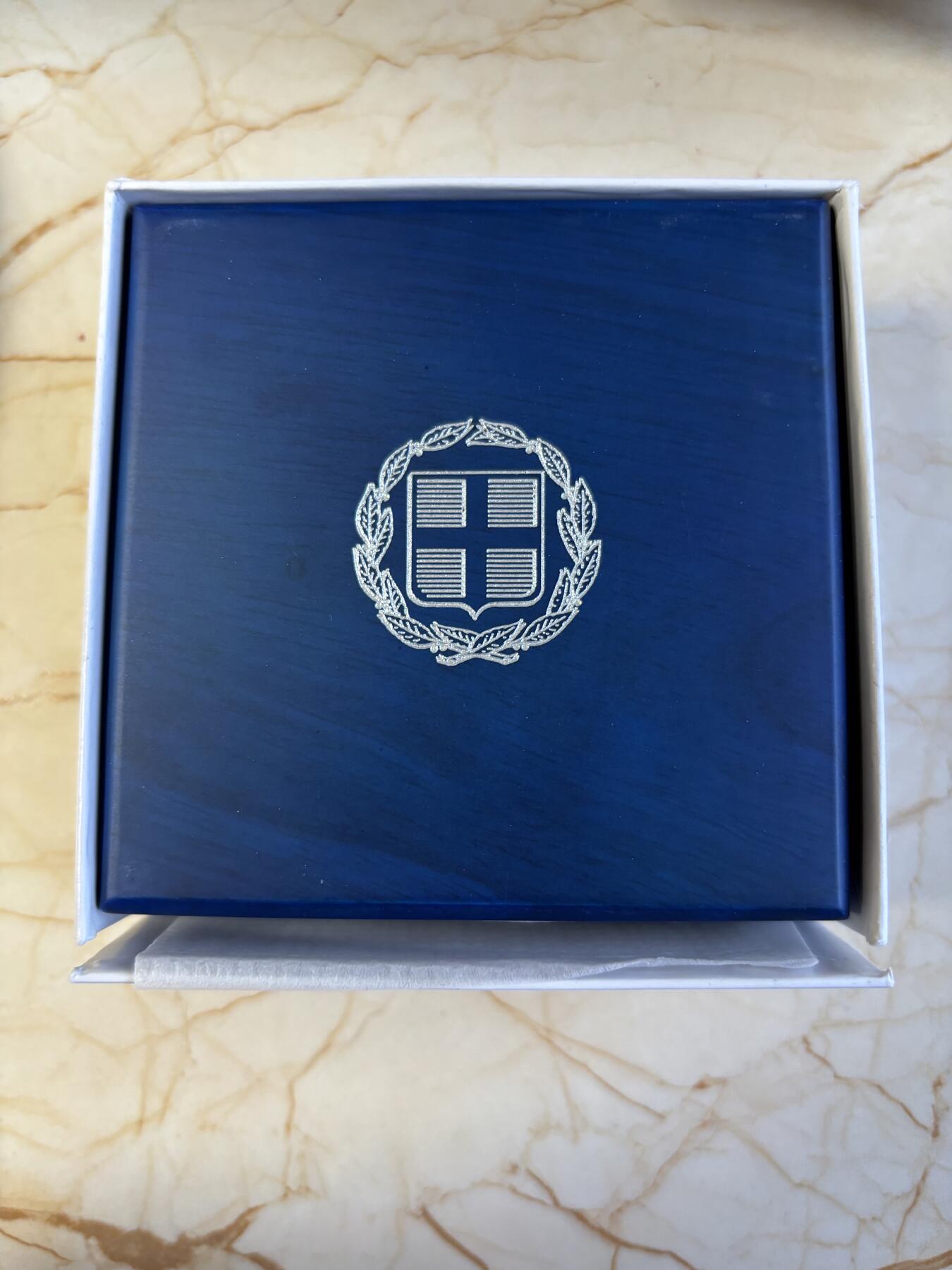 第182期拍卖 获奖希腊2022年古希腊技术安提基特拉机械装置银币NGC-PF70原盒证书，925银，34.1克，发行2000枚，获得克劳斯最佳克朗币大奖！