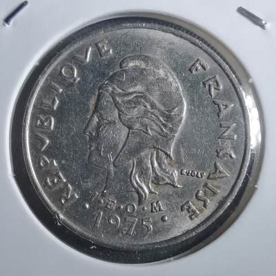 沼泽如烟--第907场 - 法属波利尼西亚1975年10法郎