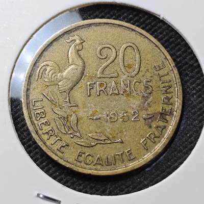 KK钱币收藏小铺  第373场  2月预留时间 周末发货 -  法国20法郎