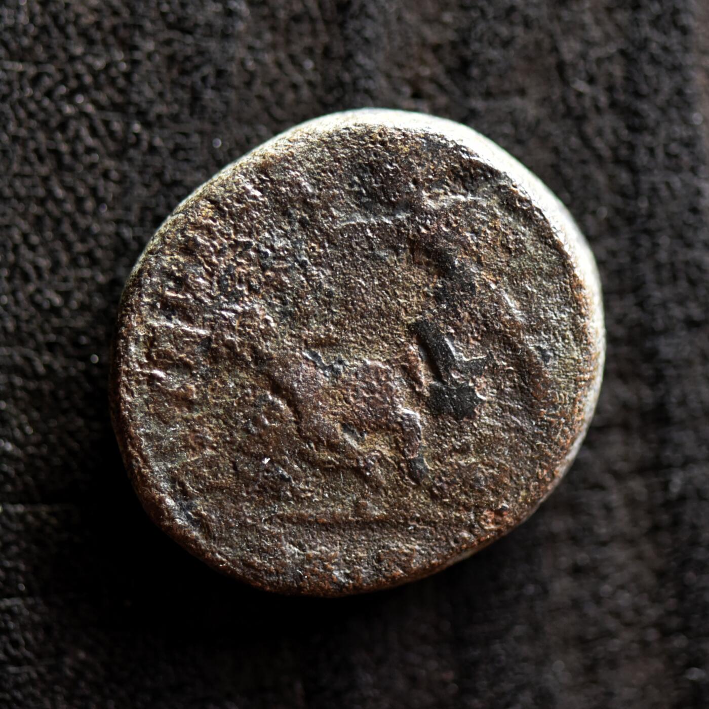 【良泉】第41期【自动场】11月27日晚19.30点开拍！86组，西方古代钱币专场 【超重】公元350-355年【古罗马】“百分币”君士坦提乌斯二世表弟——加卢斯铜币，6.14克