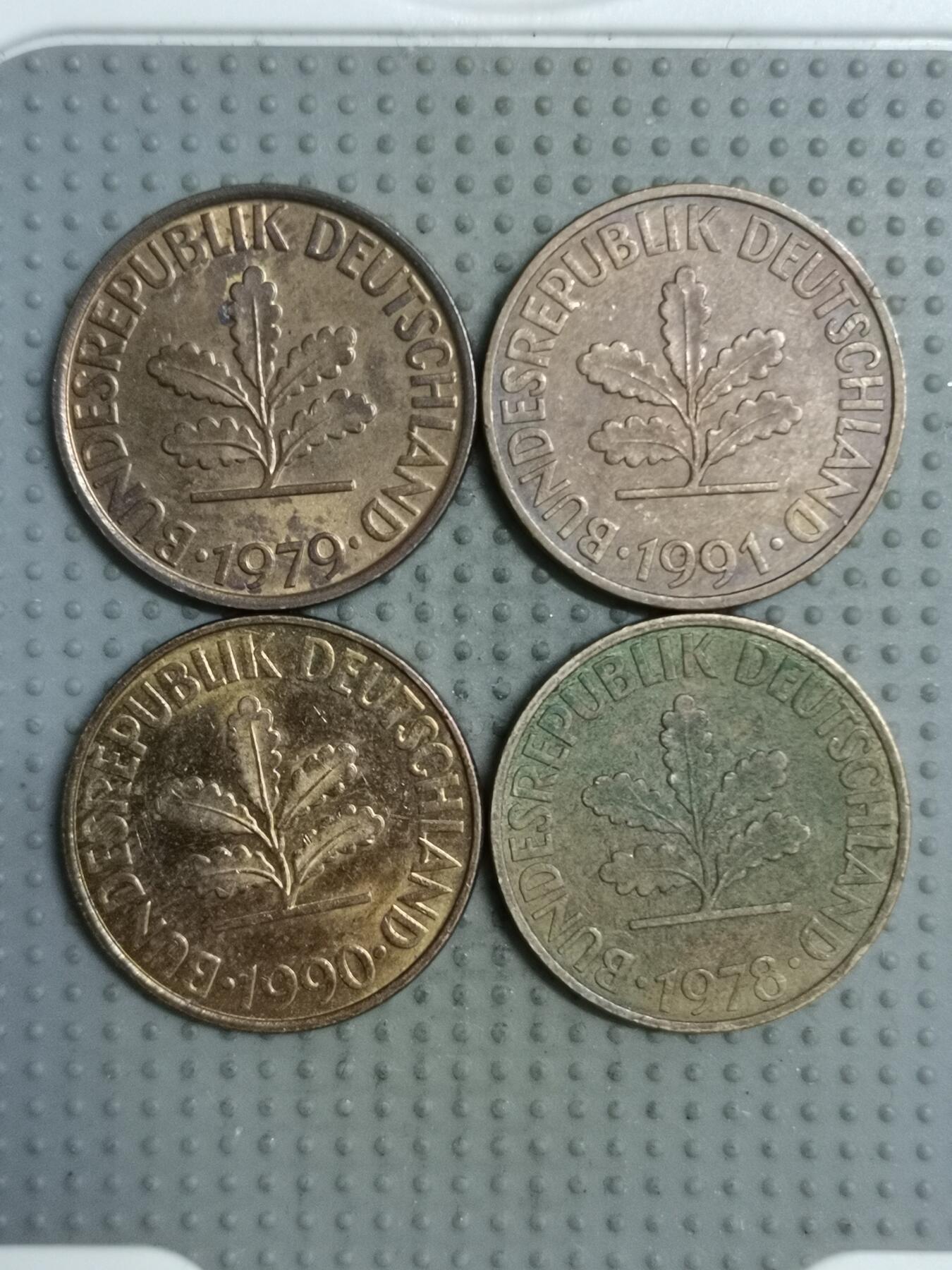 2025年第121场各国散币拍卖（总第121场） 德国10芬尼4枚