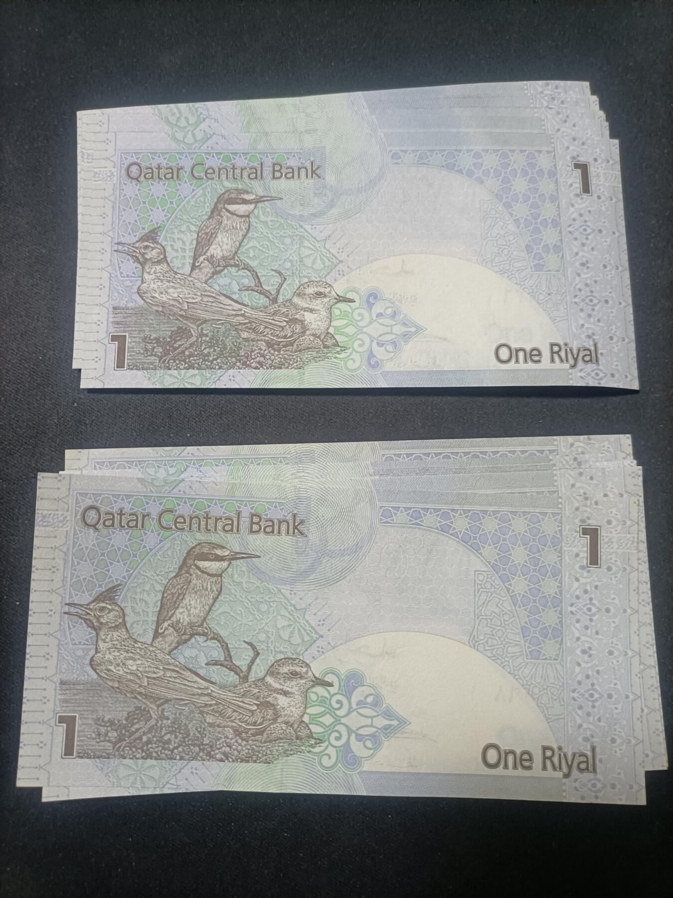 【游宝拍卖】乙巳蛇年90期 全场包邮 第三季收官场  卡塔尔🇶🇦 共20张 两种签名版本各10张 全新品UNC/UNC- 少量个别AU