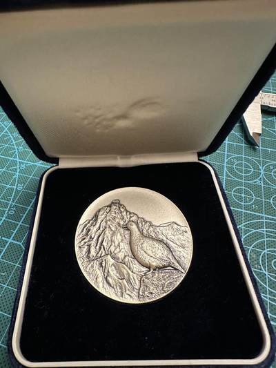 蒂克钱币-第48场日本章牌专场 - 日本 教育学院 纪念章 50mm 71g 绒布盒