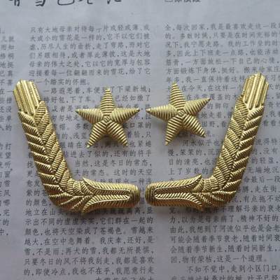 87校官礼服领花一对 - 87校官礼服领花一对