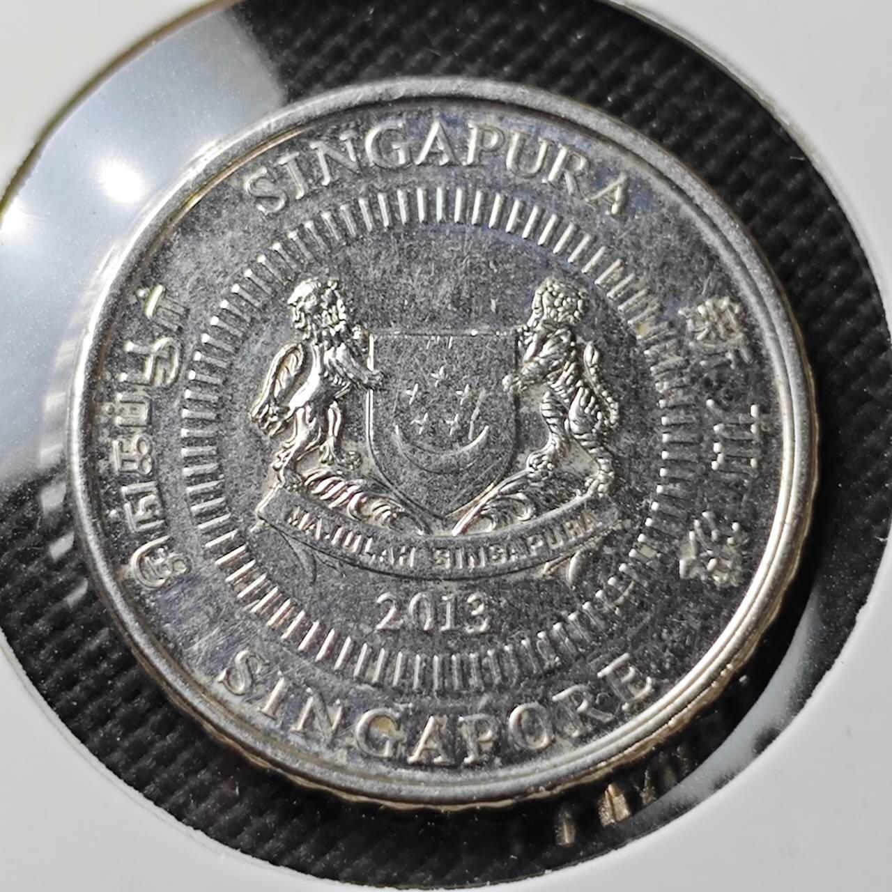 KK钱币收藏小铺  第373场  2月预留时间 周末发货  新加坡50分