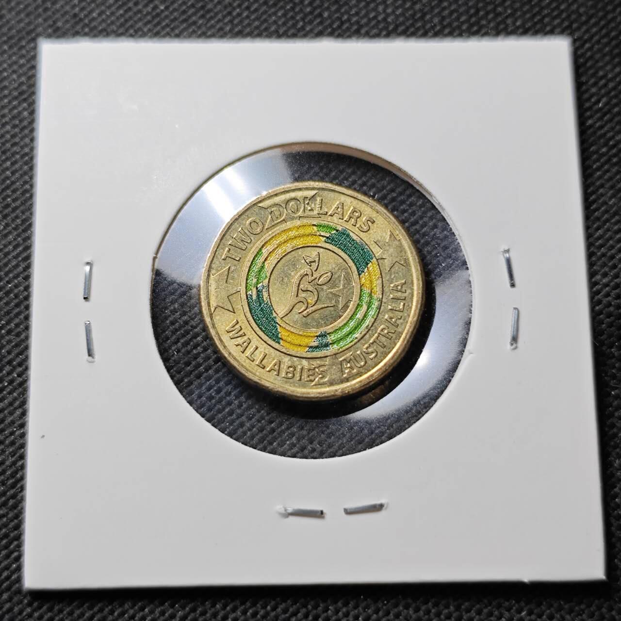 KK钱币收藏小铺  第373场  2月预留时间 周末发货  澳大利亚2元彩色纪念币