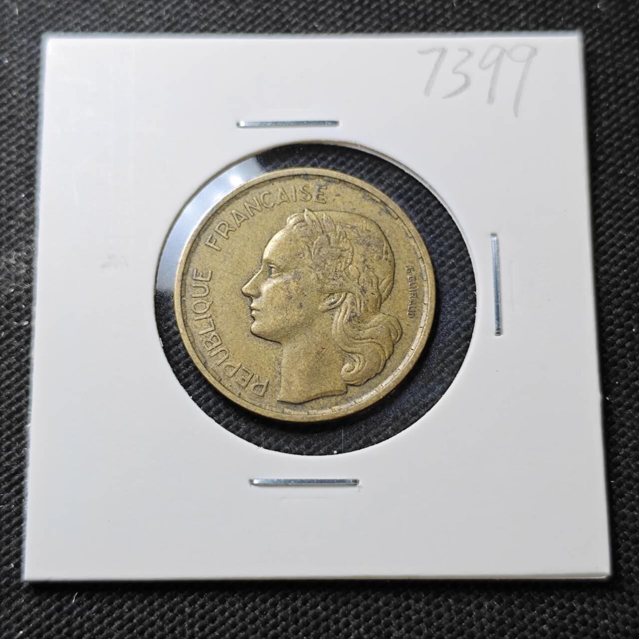 KK钱币收藏小铺  第373场  2月预留时间 周末发货  法国20法郎