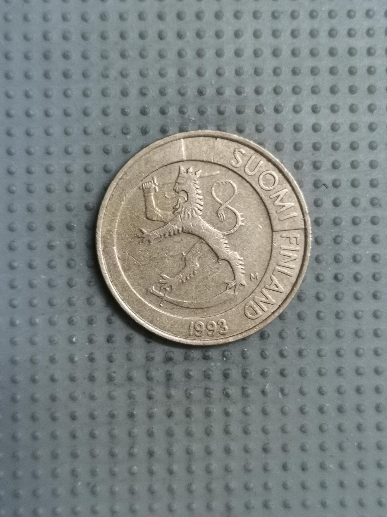 2025年第121场各国散币拍卖（总第121场） 芬兰1993年1马克
