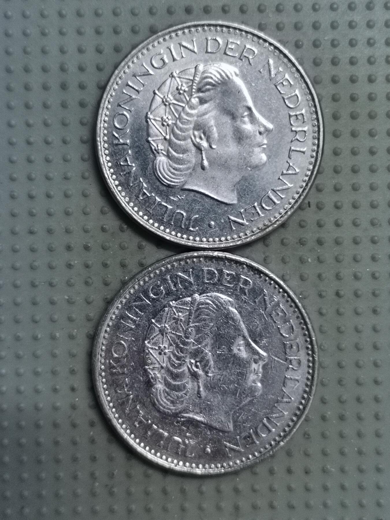 2025年第121场各国散币拍卖（总第121场） 荷兰1980年1盾2枚