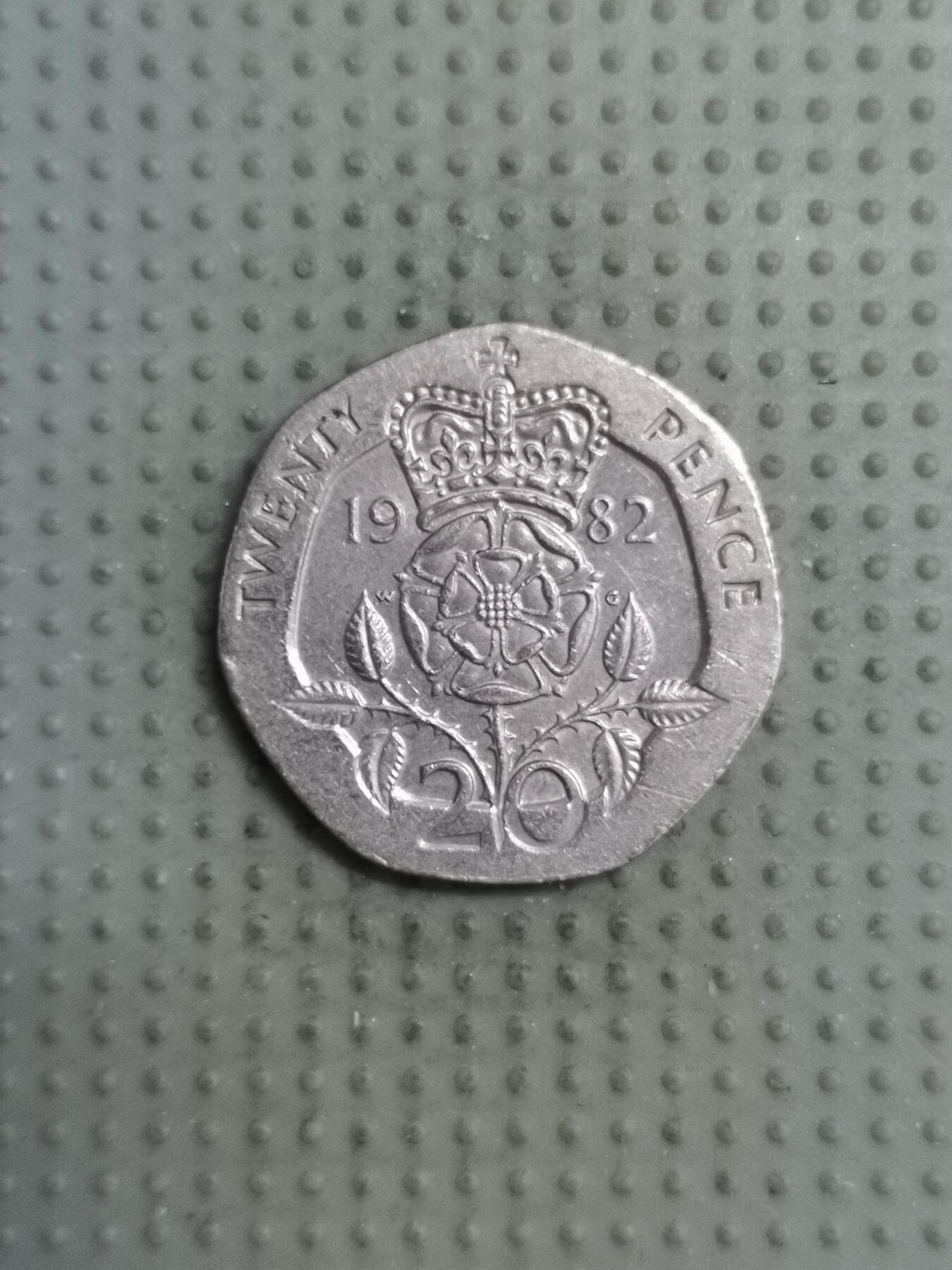 2025年第121场各国散币拍卖（总第121场） 英国1982年20便士