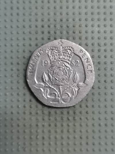 2025年第121场各国散币拍卖（总第121场） - 英国1982年20便士