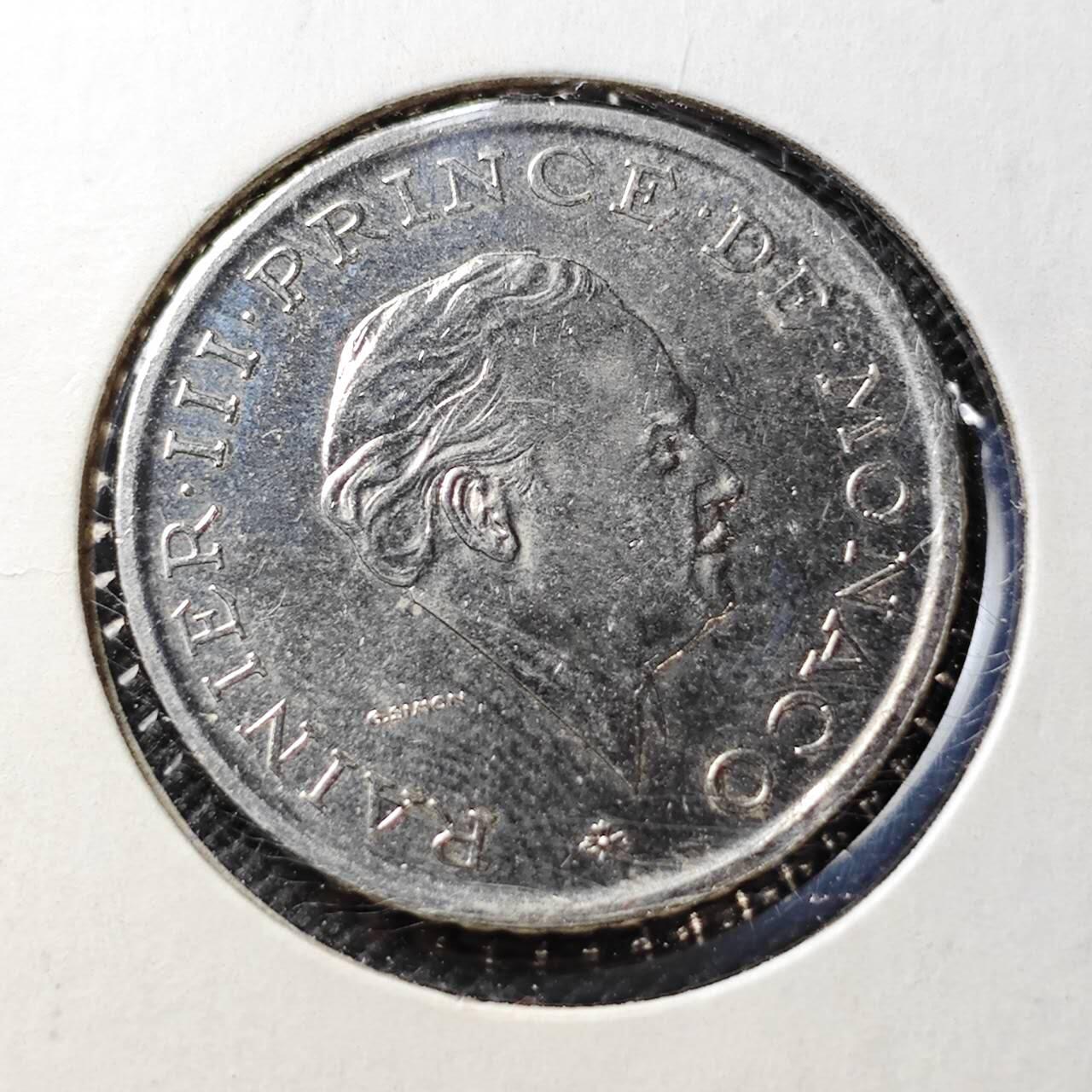 KK钱币收藏小铺  第373场  2月预留时间 周末发货  1982摩纳哥2法郎