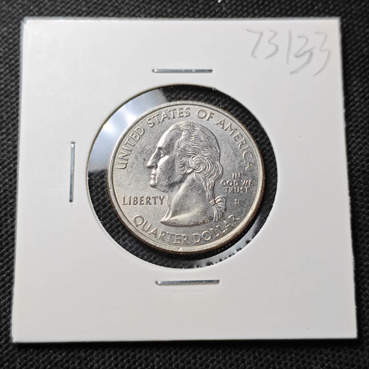 KK钱币收藏小铺  第373场  2月预留时间 周末发货  美国25分纪念币