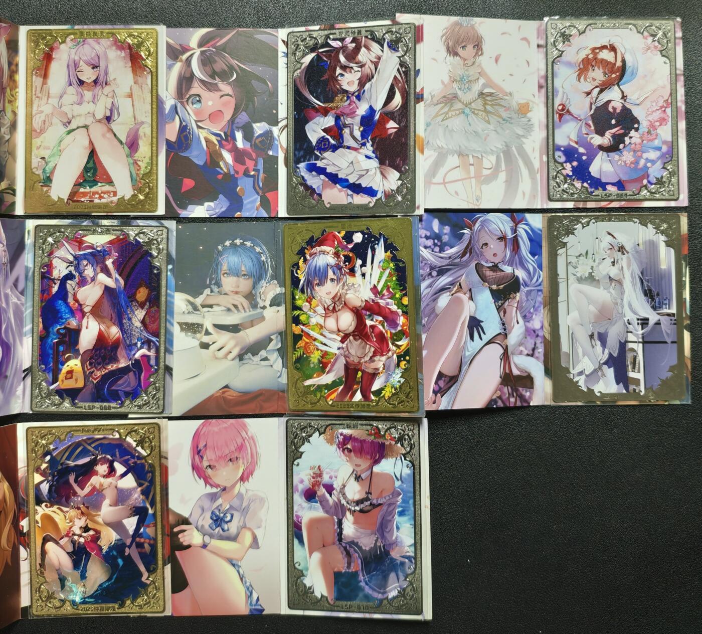 天玑星卡拍第139期《11.18周二截拍艳绝天下》持续收拍收评中 满赠卡需备注 万姬回忆 动漫美女 金属卡 八张