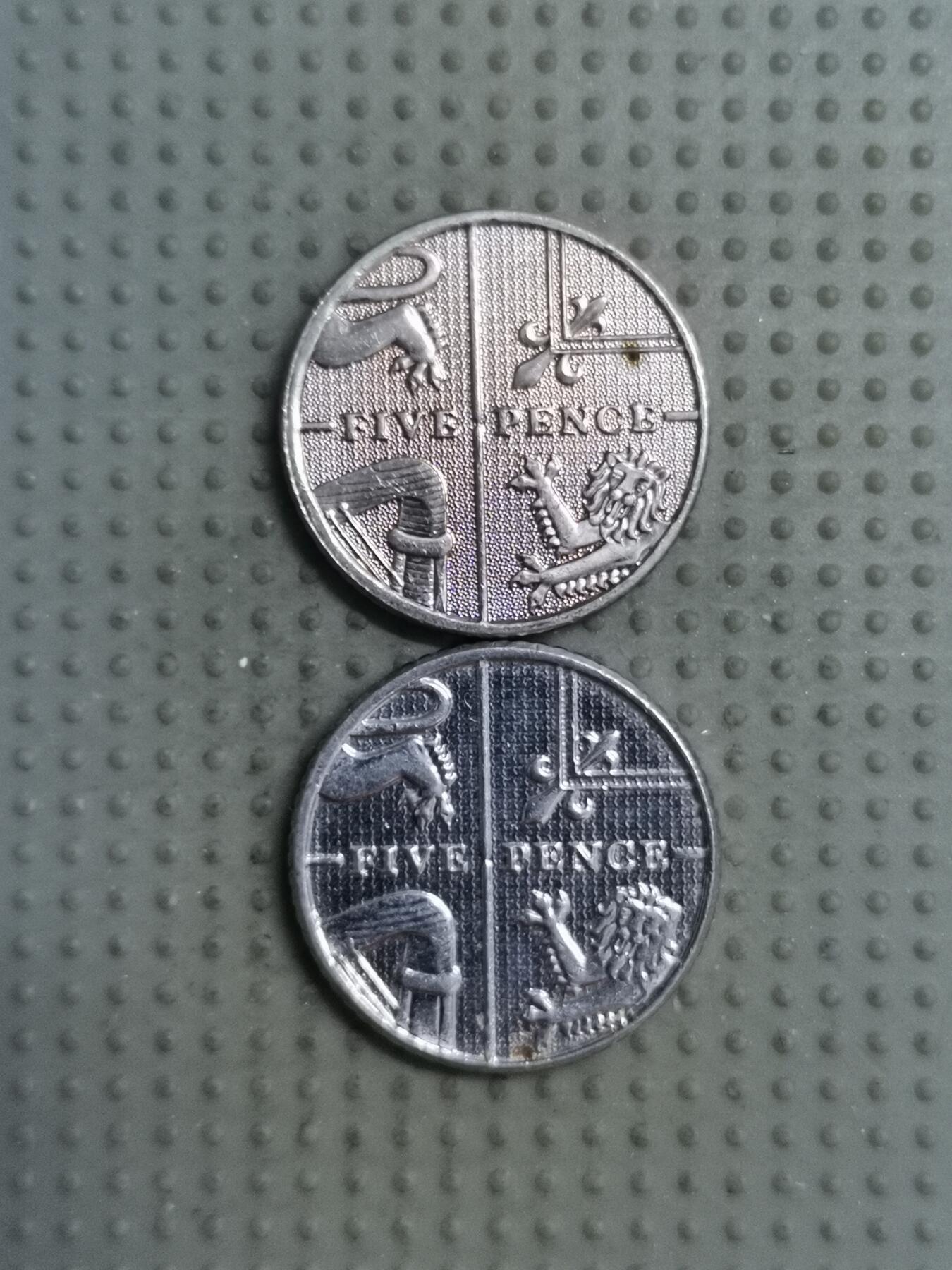 2025年第121场各国散币拍卖（总第121场） 英国5便士2枚