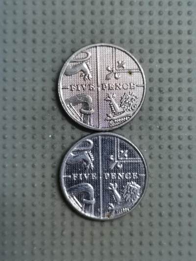 2025年第121场各国散币拍卖（总第121场） - 英国5便士2枚