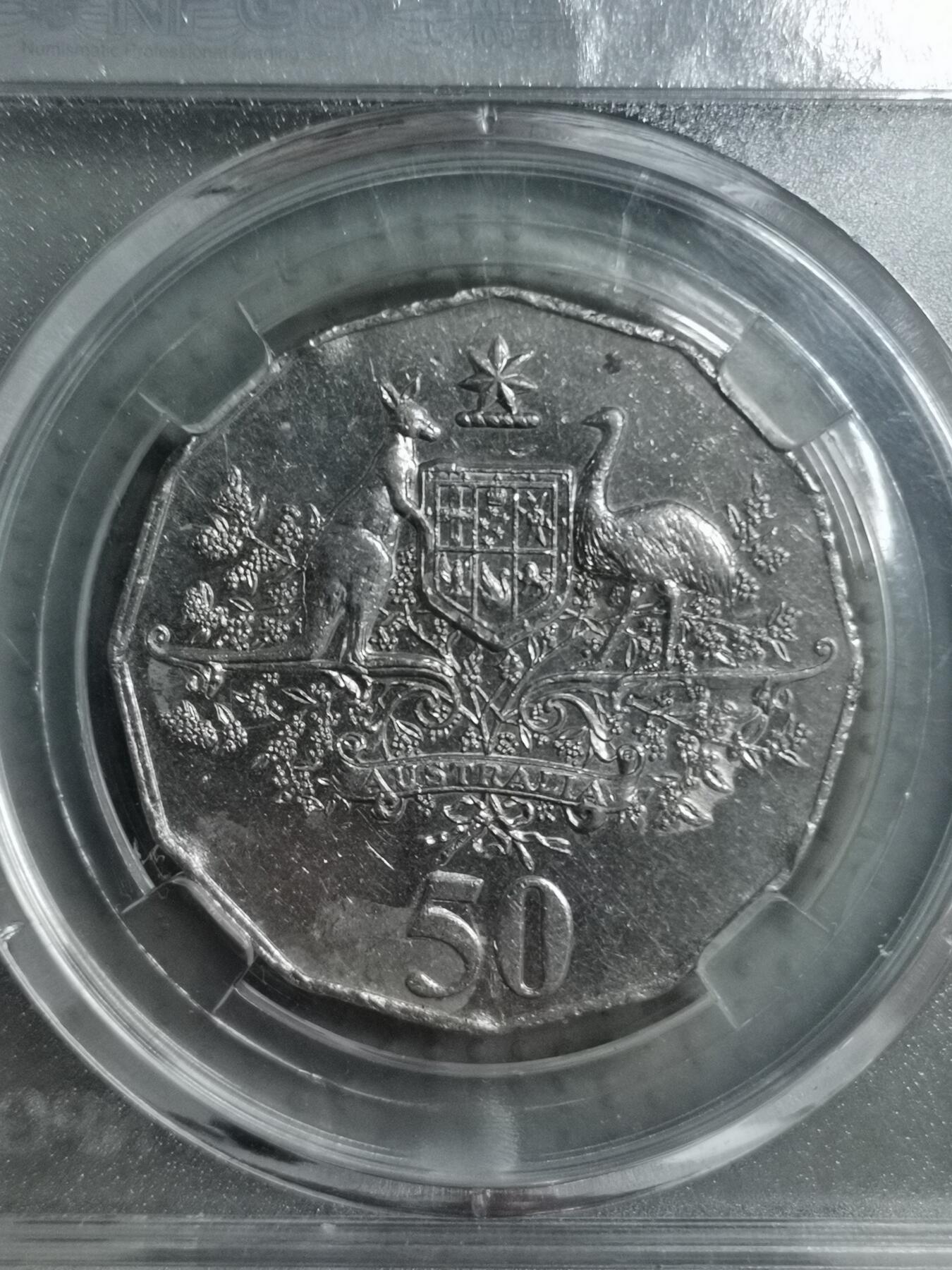 2025年第121场各国散币拍卖（总第121场） 澳大利亚2001年英联邦百年50分纪念币