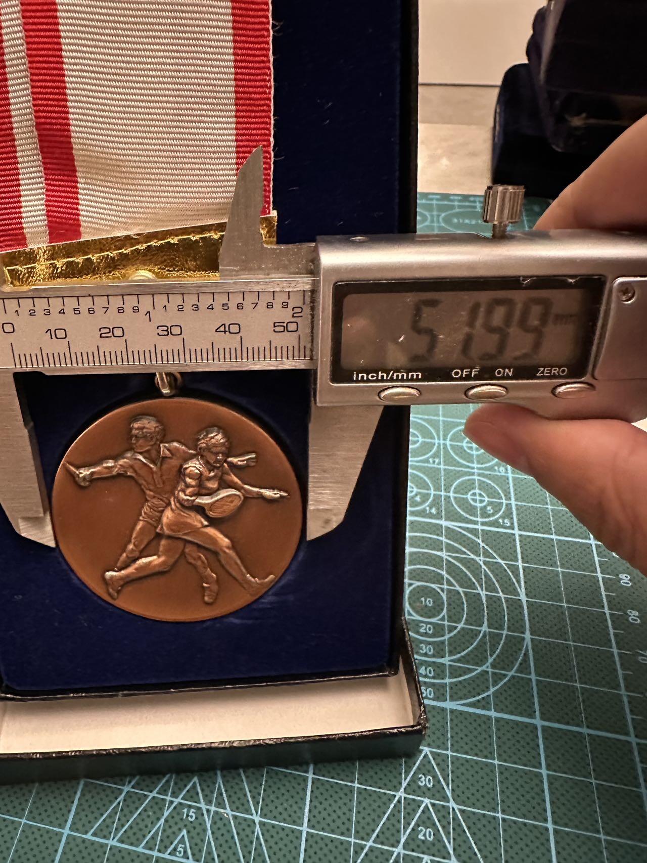 蒂克钱币-第48场日本章牌专场 日本 网球大赛 铜章 52mm