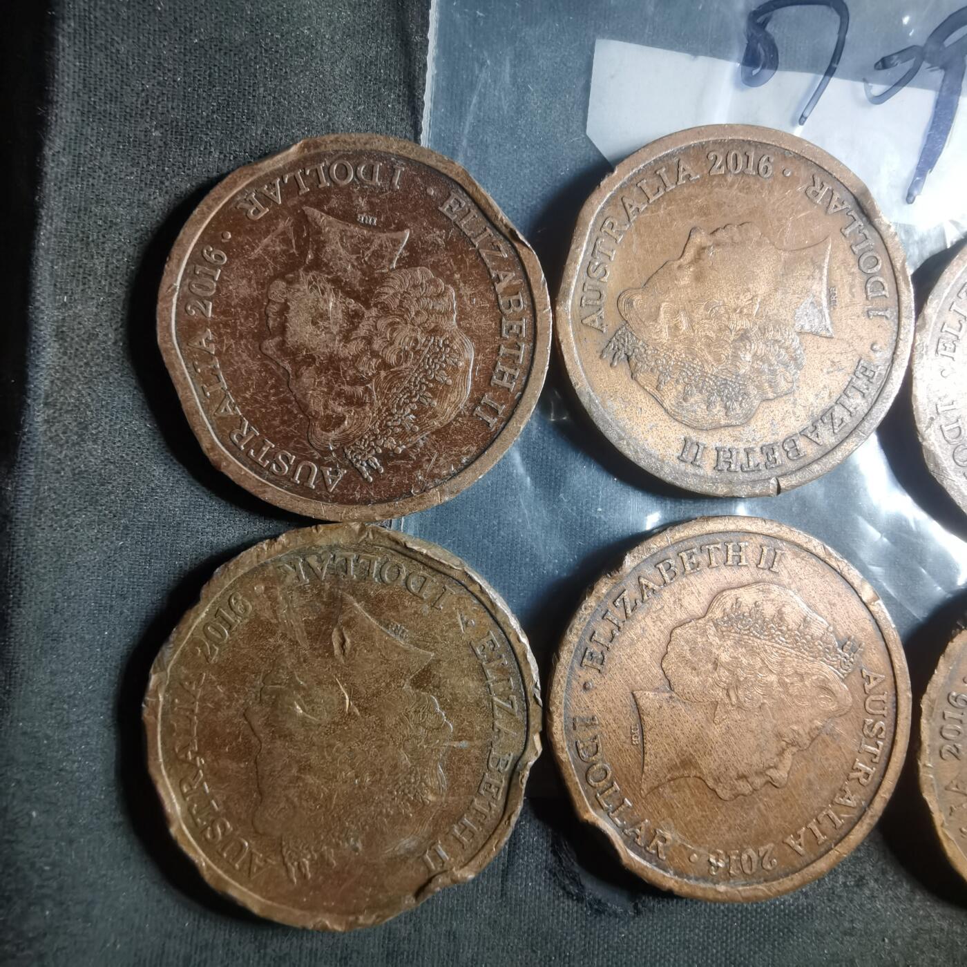 沼泽如烟--第907场 澳大利亚一元改刻 差品