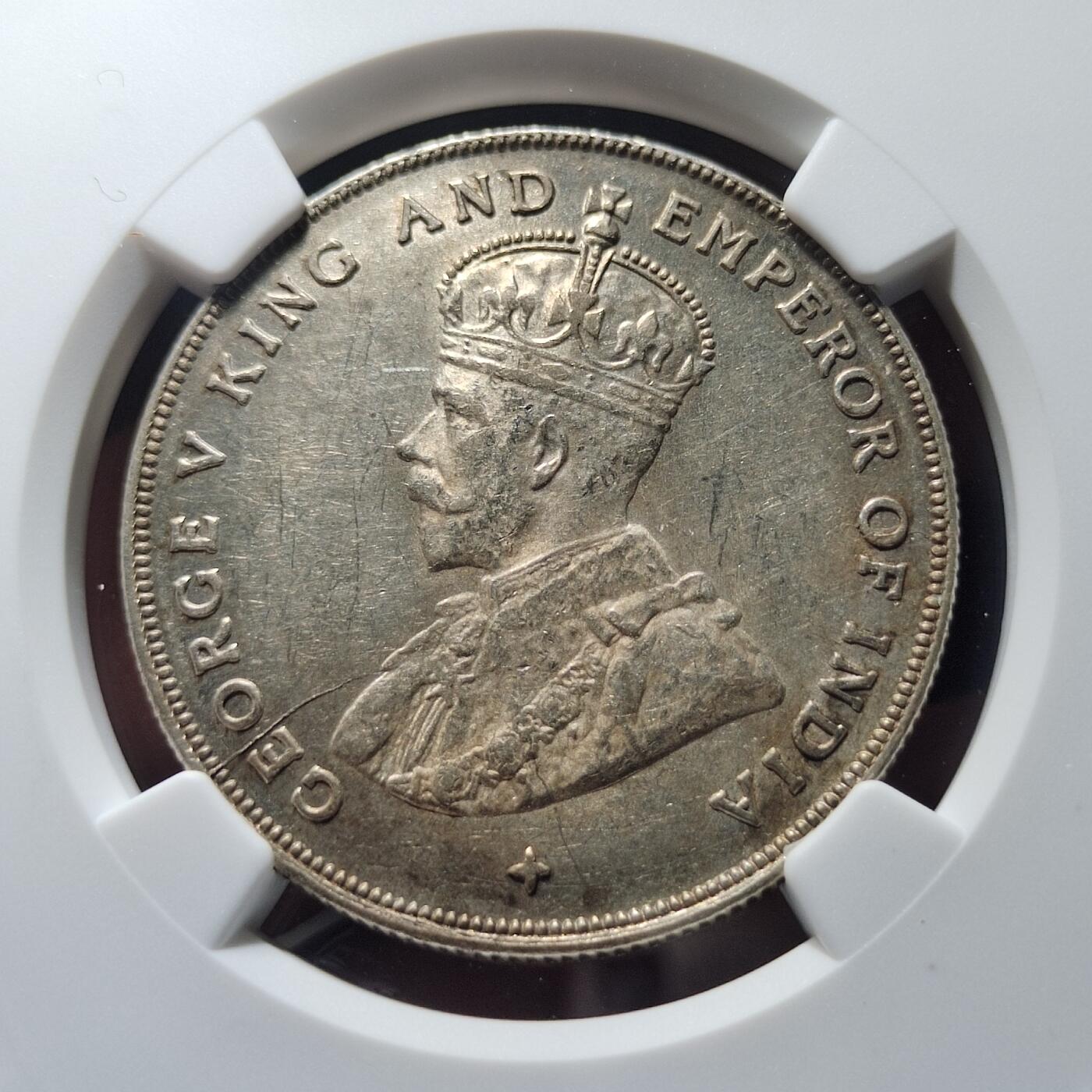 中外钱币第五场 NGC-MS62英属海峡1920年一元