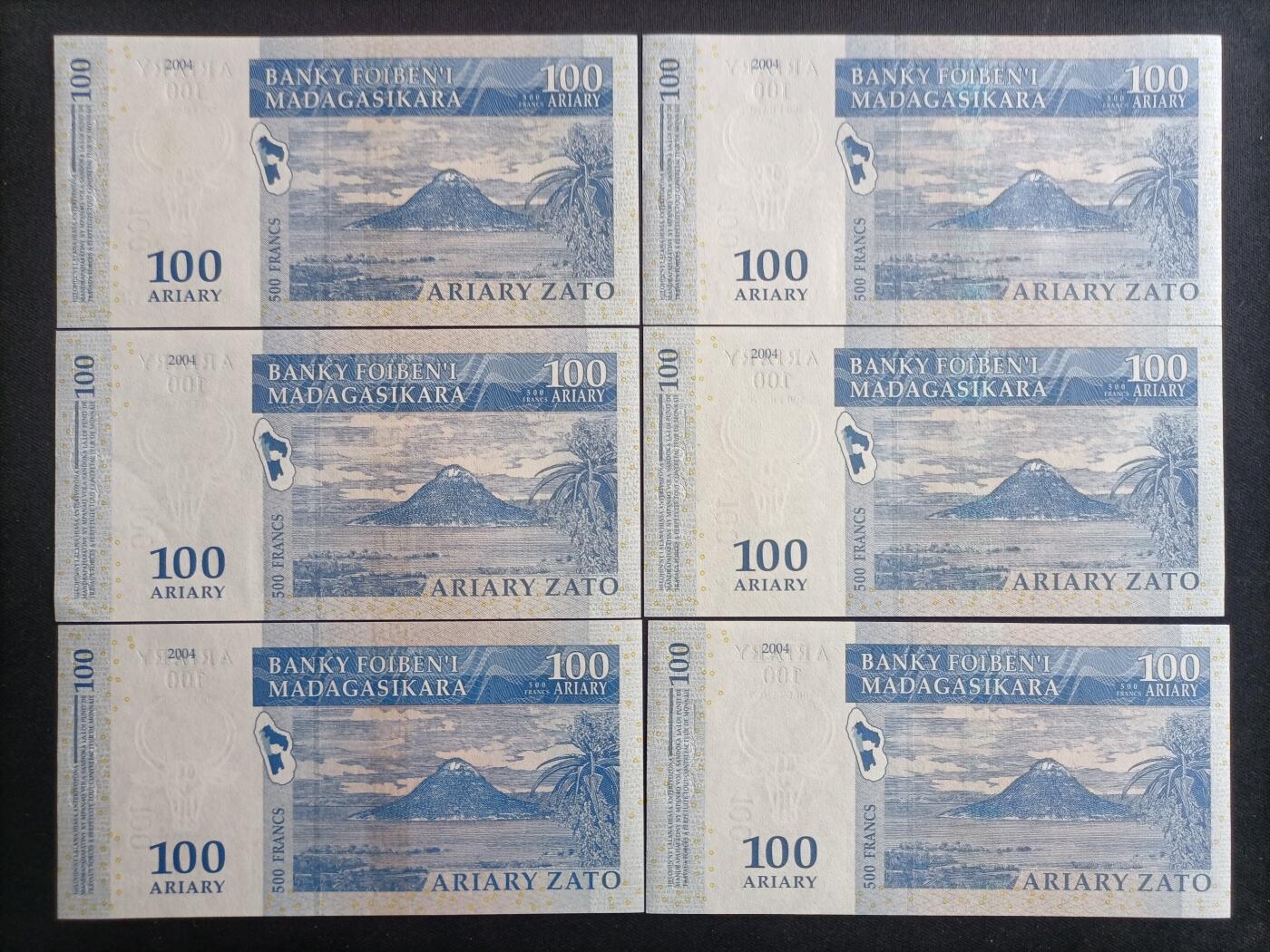 【游宝拍卖】乙巳蛇年89期 全场包邮 六六大顺特别场 马达加斯加🇲🇬 UNC/AU