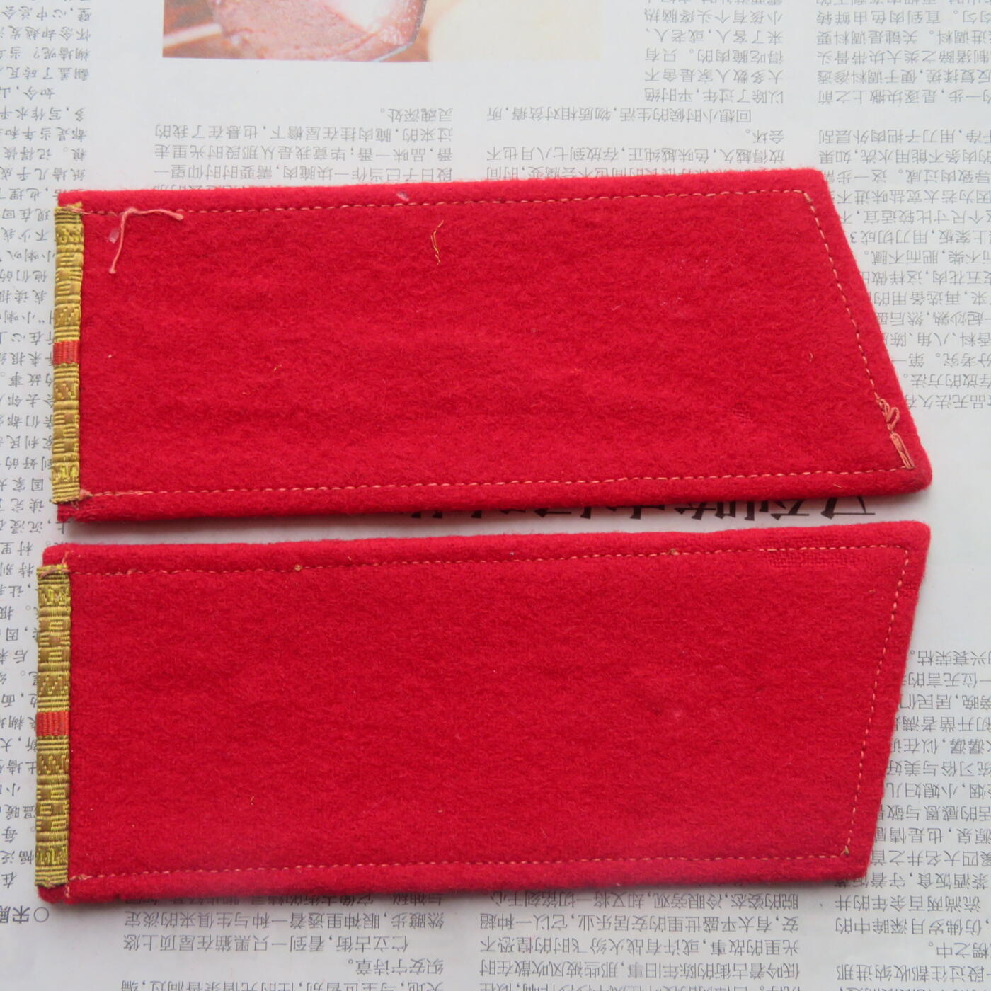 34--55陆军准尉大衣肩章一付（3号长度）（4）