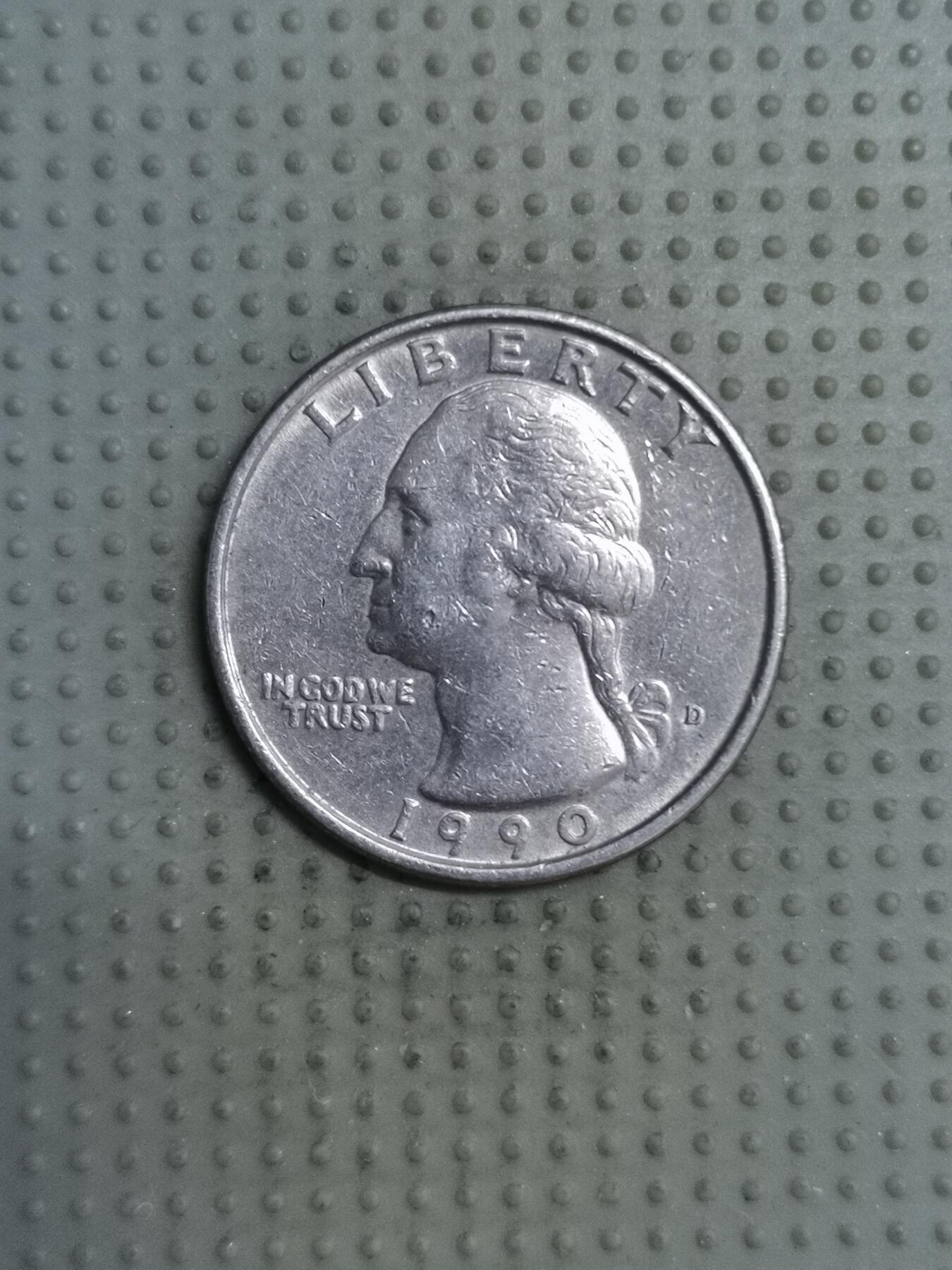 2025年第121场各国散币拍卖（总第121场） 美国1990年25美分