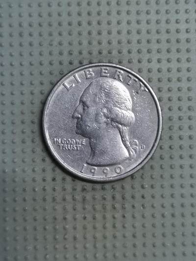 2025年第121场各国散币拍卖（总第121场） - 美国1990年25美分